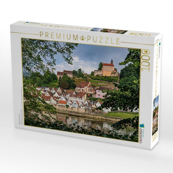 Produktbild: CALVENDO Puzzle Blick auf Hirschhorn | 1000 Teile Lege-Gr&ouml;&szlig;e 64x48cm Foto-Puzzle f&uuml;r gl&uuml;ckliche Stunden