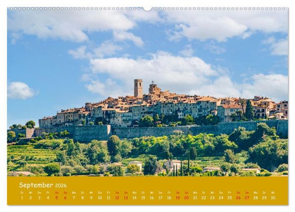 Produktbild: Quer durch S&uuml;dfrankreich (hochwertiger Premium Wandkalender 2026 DIN A2 quer), Kunstdruck in Hochglanz
