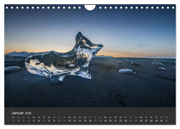 Produktbild: Island (Wandkalender 2026 DIN A4 quer), CALVENDO Monatskalender