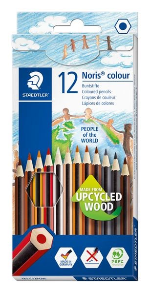 Produktbild: STAEDTLER Buntstifte Noris colour 185 People of the World, 12er Set Sonderedition