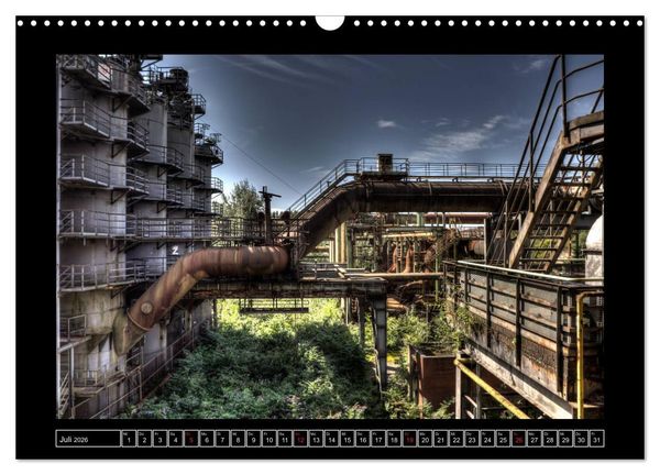 Produktbild: Rost - Quer durch's Ruhrgebiet (Wandkalender 2026 DIN A3 quer), CALVENDO Monatskalender