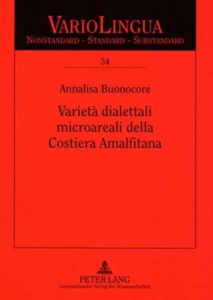 Produktbild: Variet&agrave; dialettali microareali della Costiera Amalfitana