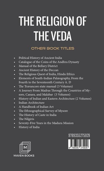 Produktbild: The Religion Of The Veda