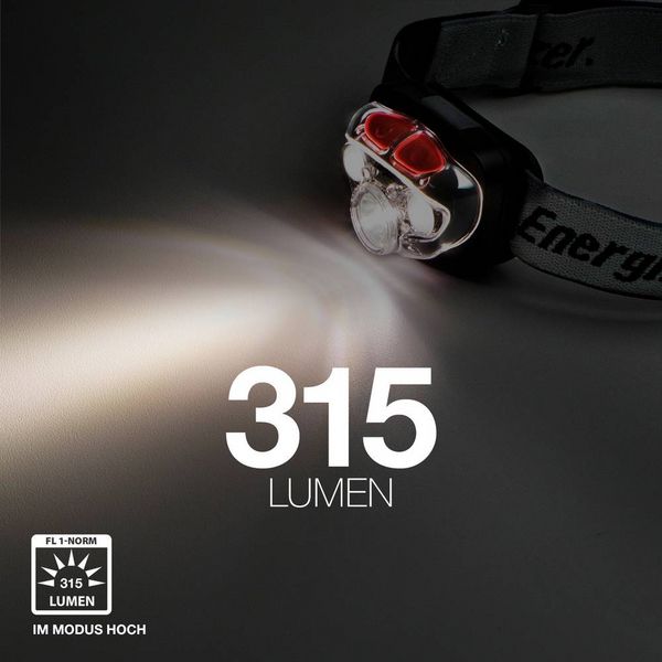 Produktbild: Energizer Vision HD+ Focus LED Stirnlampe batteriebetrieben 400lm 50h E300280700