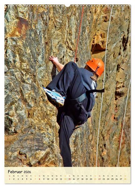 Produktbild: Klettern - Adrenalin pur (hochwertiger Premium Wandkalender 2026 DIN A2 hoch), Kunstdruck in Hochglanz