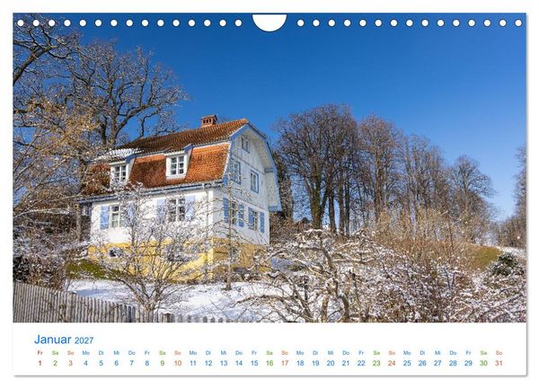 Produktbild: Im blauen Land am Alpenrand (Wandkalender 2027 DIN A4 quer), CALVENDO Monatskalender