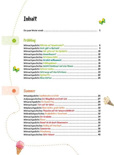 Produktbild: Das Krippen-Jahreszeitenbuch: Mitmachgeschichten und Mitmachgedichte