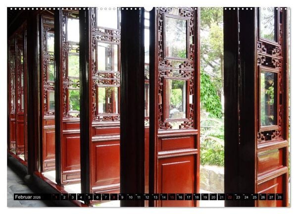 Produktbild: Im chinesischen Garten (Wandkalender 2026 DIN A2 quer), CALVENDO Monatskalender