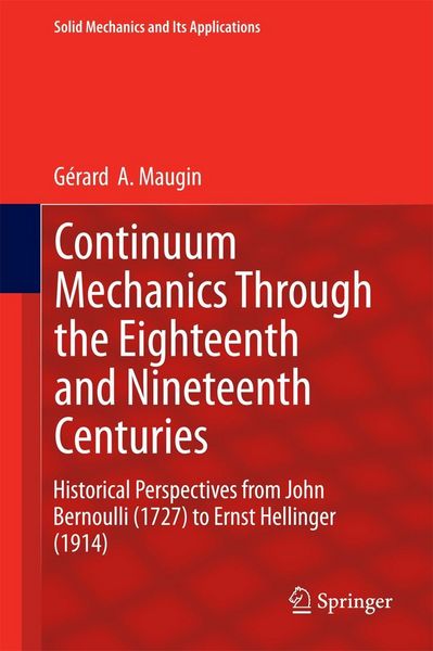 Produktbild: Continuum Mechanics Through the Eighteenth and Nineteenth Centuries
