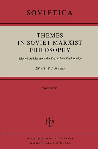 Produktbild: Themes in Soviet Marxist Philosophy
