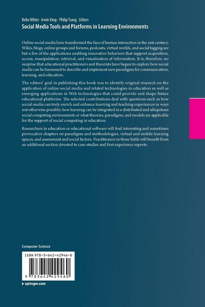 Produktbild: Social Media Tools and Platforms in Learning Environments