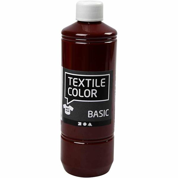 Produktbild: Creativ Company Textilfarbe, Braun, 500 ml, 1 Flasche