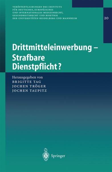 Produktbild: Drittmitteleinwerbung - Strafbare Dienstpflicht?