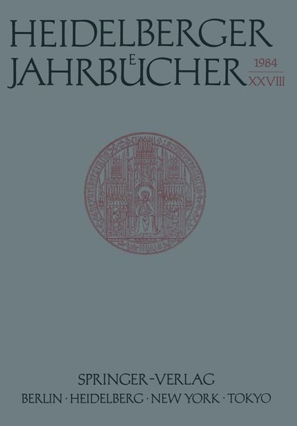 Produktbild: Heidelberger Jahrb&uuml;cher