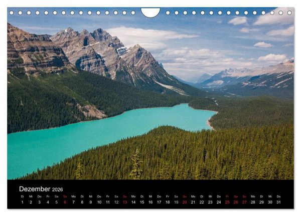 Produktbild: Das "gr&uuml;ne" Nordamerika - Kanada und USA (Wandkalender 2026 DIN A4 quer), CALVENDO Monatskalender