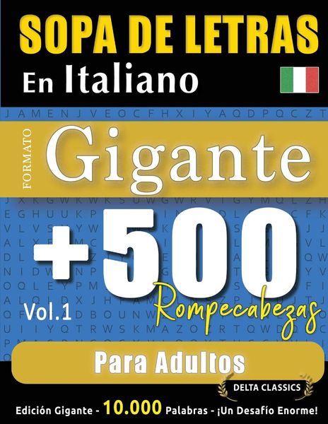 Produktbild: SOPA DE LETRAS EN ITALIANO FORMATO GIGANTE