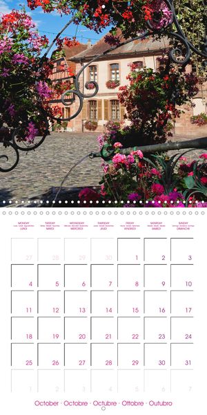 Produktbild: Wojciech, G: France Alsace - Charming Wine Region (Wall Cale
