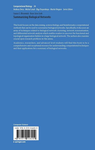 Produktbild: Summarizing Biological Networks