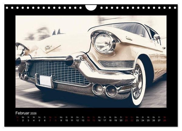 Produktbild: Retro Cars (Wandkalender 2026 DIN A4 quer), CALVENDO Monatskalender
