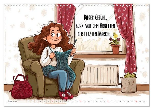 Produktbild: Wollfieber (Wandkalender 2026 DIN A3 quer), CALVENDO Monatskalender