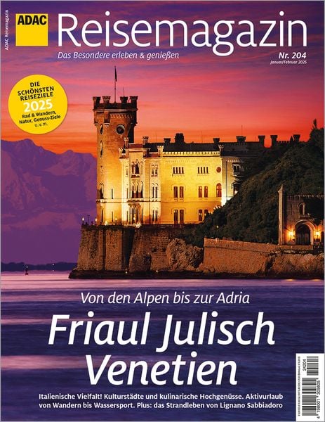 Produktbild: ADAC Reisemagazin mit Titelthema Friaul-Julisch-Venetien