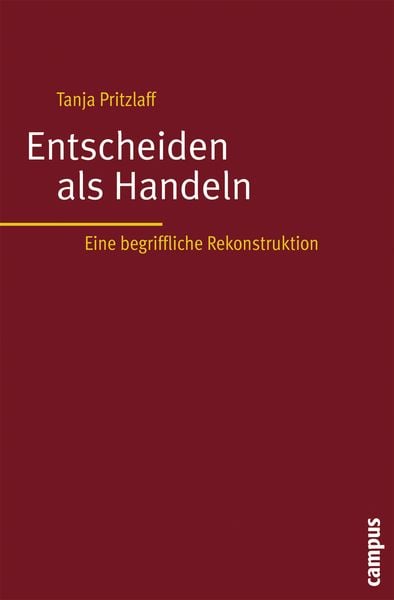 Produktbild: Entscheiden als Handeln