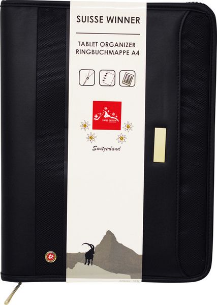 Produktbild: Multifunktions Tablet Organizer Suisse Winner Plus, schwarz