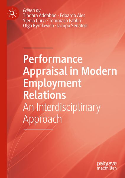Produktbild: Performance Appraisal in Modern Employment Relations