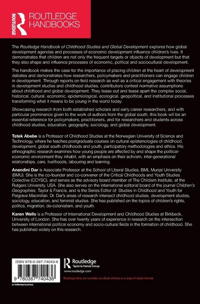 Produktbild: Routledge Handbook of Childhood Studies and Global Development