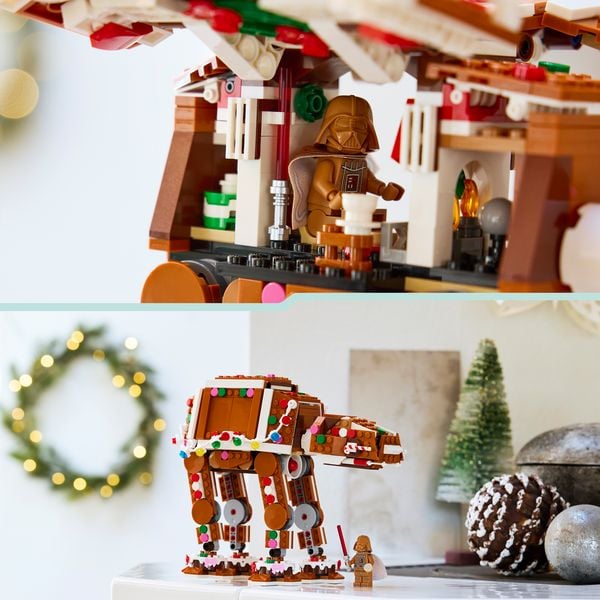 Produktbild: LEGO Star Wars Lebkuchen AT-AT Weihnachtlicher Modellbausatz 40806