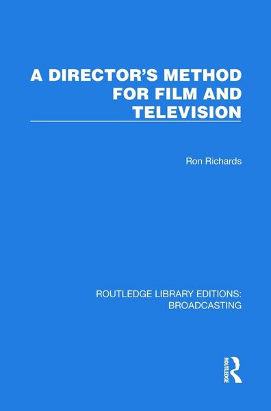 Produktbild: A Director's Method for Film and Television
