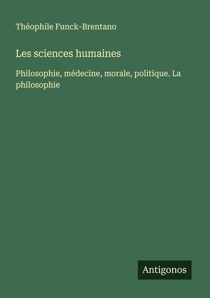 Produktbild: Les sciences humaines