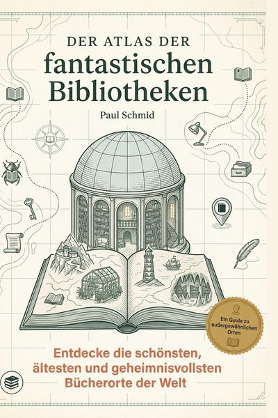Produktbild: Der Atlas der fantastischen Bibliotheken