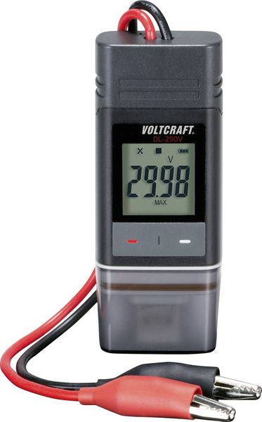 Produktbild: VOLTCRAFT VC-11015505 DL-250V Spannungs-Datenlogger Messgr&ouml;&szlig;e Spannung 0.01 bis 30 V PDF Funktion