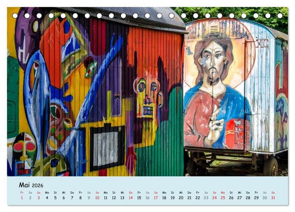 Produktbild: D&uuml;sseldorf - Die Kiefernstra&szlig;e (Tischkalender 2026 DIN A5 quer), CALVENDO Monatskalender