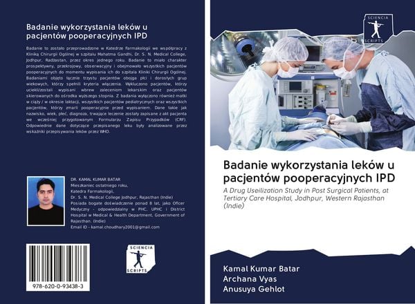 Produktbild: Badanie wykorzystania lek&oacute;w u pacjent&oacute;w pooperacyjnych IPD