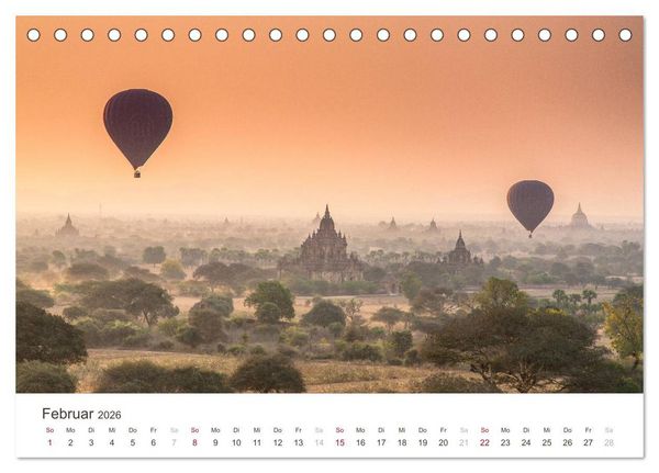 Produktbild: S&Uuml;DOSTASIEN (Tischkalender 2026 DIN A5 quer), CALVENDO Monatskalender