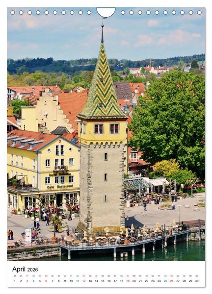 Produktbild: Lindau - Inselstadt am Bodensee (Wandkalender 2026 DIN A4 hoch), CALVENDO Monatskalender