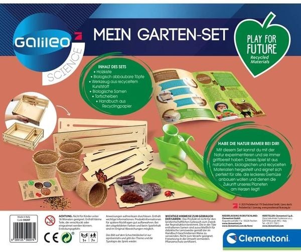 Clementoni - Galileo - Mein Garten-Set