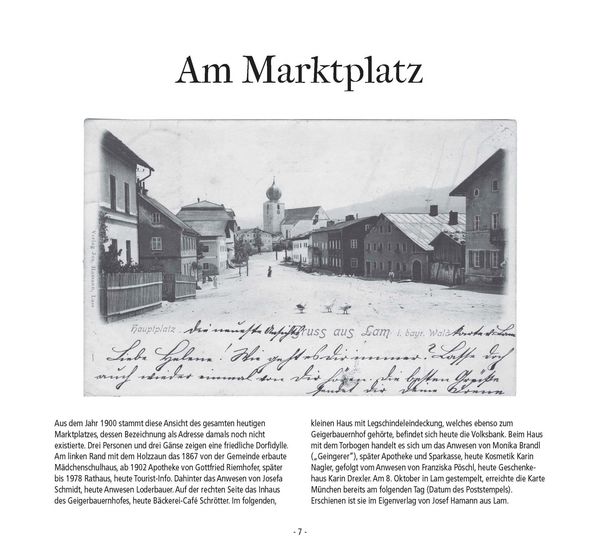 Produktbild: Frejas en da Lam. Der Markt Lam in historischen Ansichtskarten ab 1893
