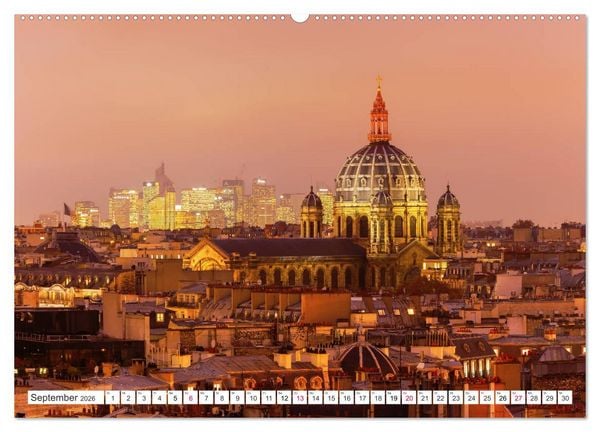 Produktbild: Geliebtes Paris - Ein Bilderbogen aus der Stadt der Liebe (hochwertiger Premium Wandkalender 2026 DIN A2 quer), Kunstdruck in Hochglanz
