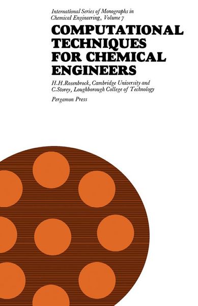 Produktbild: Computational Techniques for Chemical Engineers