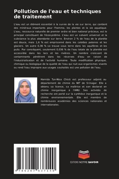 Produktbild: Pollution de l'eau et techniques de traitement