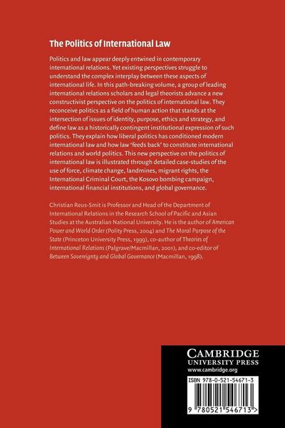Produktbild: The Politics of International Law