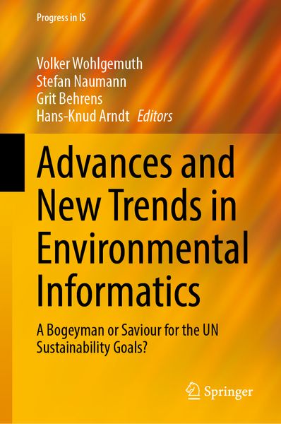 Produktbild: Advances and New Trends in Environmental Informatics