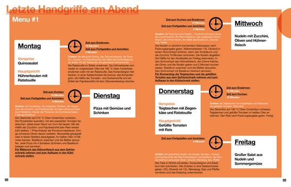 Produktbild: 2 Stunden vorkochen f&uuml;r die ganze Woche &ndash; 16 geniale Meal-Prep-Men&uuml;s f&uuml;r die ganze Familie