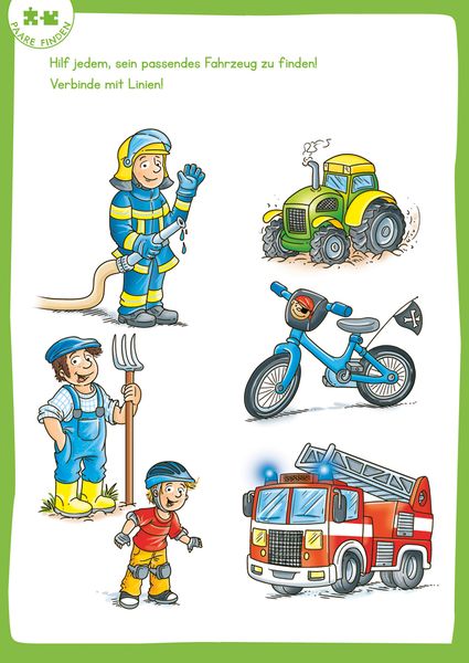 Achtung Achtung Rätselfreu(n)de. Kindergartenkinder. Fahrzeuge