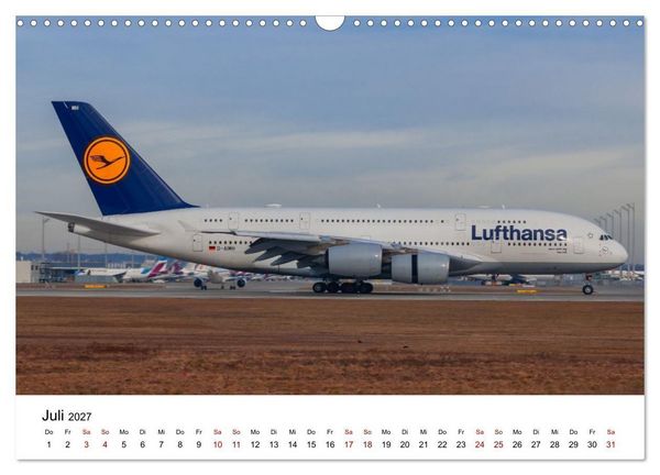Produktbild: Airbus A380 - K&ouml;nig der L&uuml;fte (Wandkalender 2027 DIN A3 quer), CALVENDO Monatskalender