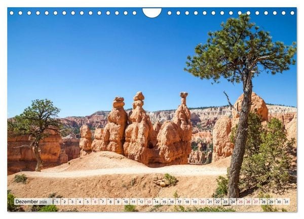 Produktbild: ARIZONA UND UTAH Ein einzigartiges Erlebnis (Wandkalender 2026 DIN A4 quer), CALVENDO Monatskalender