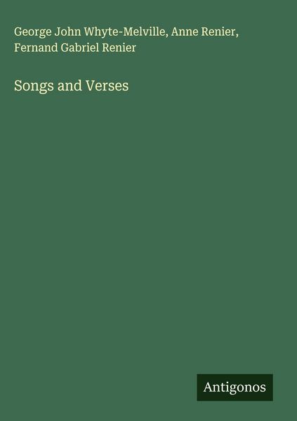Produktbild: Songs and Verses